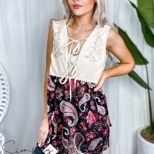 POL Brand sleeveless flowy top